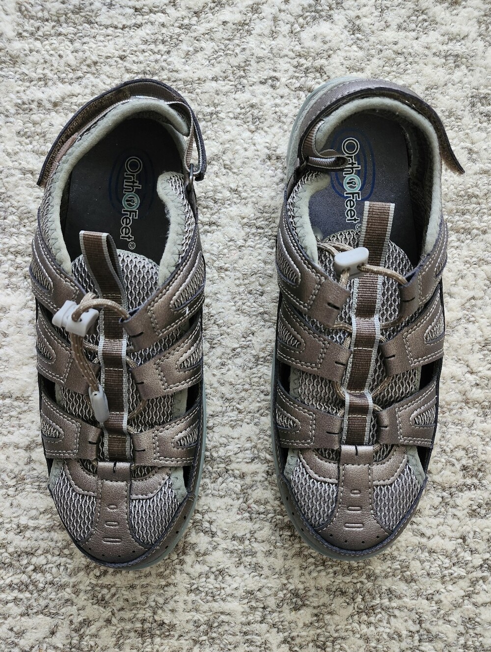 Orthofeed 997 Verona Womens 10 Wide Fisherman Sandals